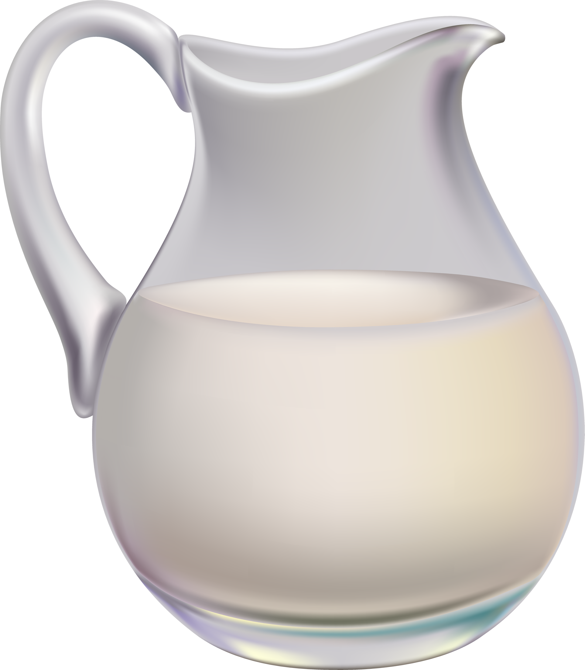 Download - Milk Jar Png (1926x2204), Png Download