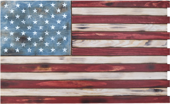 Wooden Flag Color - 24 X 36 American Flag (620x620), Png Download