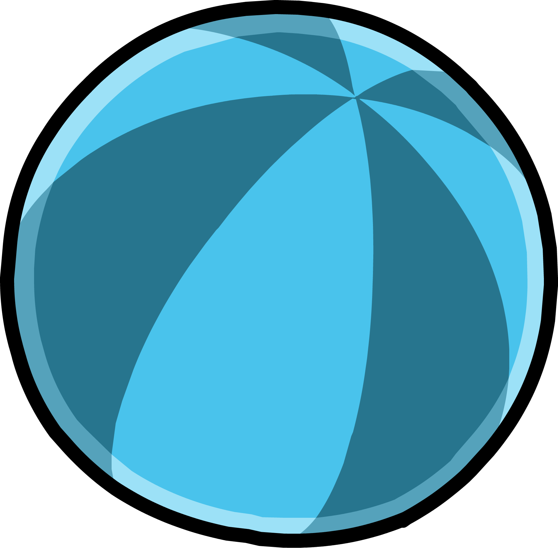 Beach Party Ball Icon - Circle (1900x1867), Png Download