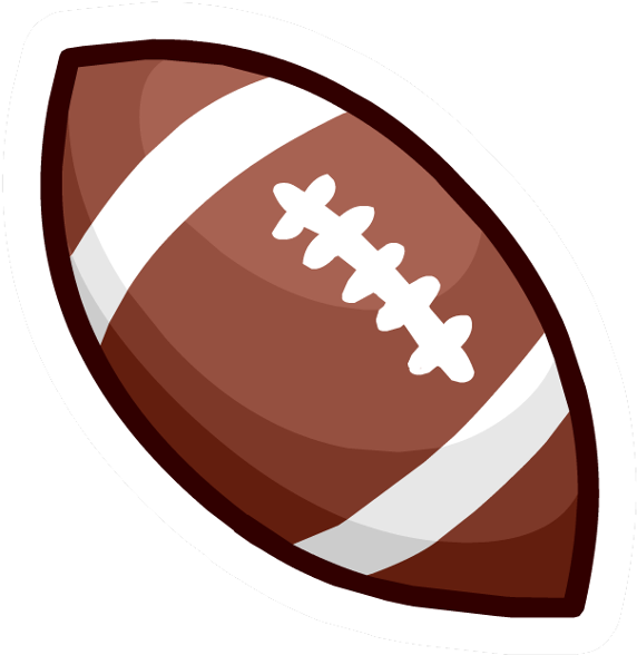 Pelota De Futbol Americano Png - Club Penguin Football (632x616), Png Download