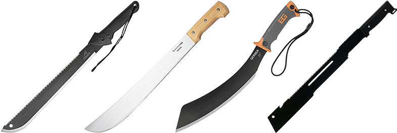 Quadcopter Reviews Best Machetes - Gerber Bear Grylls Parang Survival Machete Knife (800x325), Png Download