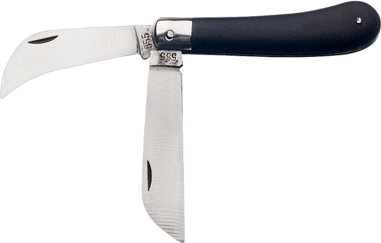 Electricians Knife, Folding, Plastic Handle - Bahco Couteau D'electricien, Repliable, Avec Manche (800x600), Png Download