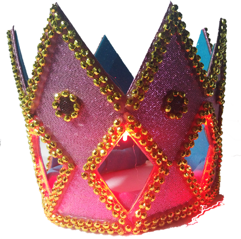 124 Corona De Rey Con Piedras - Crown (498x493), Png Download