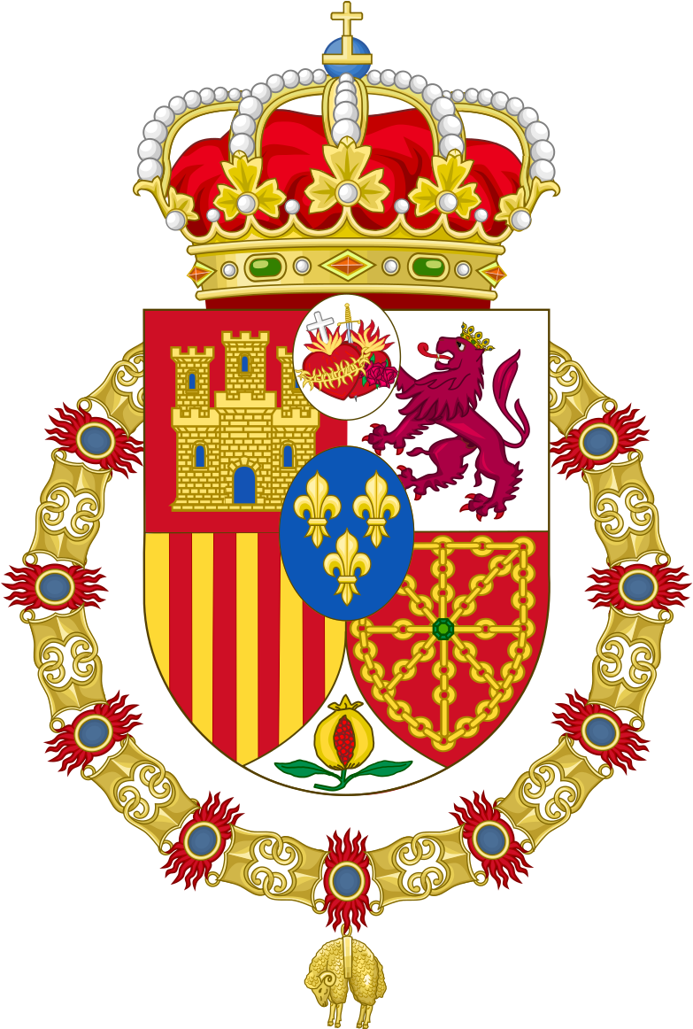 Sixto Enrique De Borbón Parma - Coat Of Arms Of Felipe Vi (800x1161), Png Download