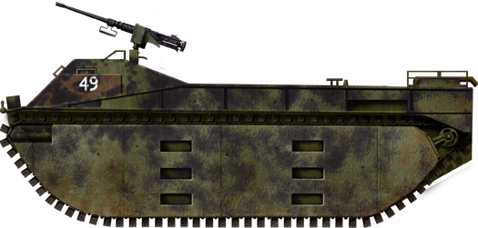 Lvt-1 - Ww2 Alligators (525x251), Png Download