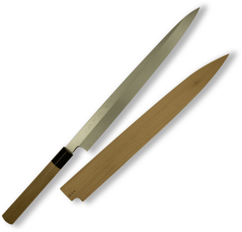 Morihei Hisamoto Vintage Fugubiki 300mm Ho Wood Handle - Handle (480x460), Png Download