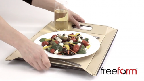 Freeform Fftm1615 Wende - Tablett, Silber/schwarz (500x500), Png Download