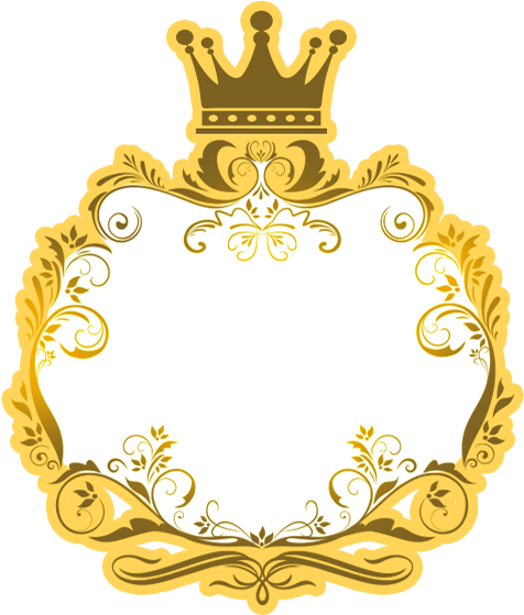 Resultado De Imagen Para Baby Shower Etiqueta Tematica - Fundo Azul Com Coroa Dourada (930x617), Png Download