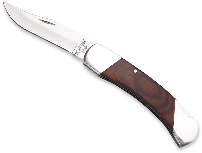205r - Bear & Son Cutlery 205r Lockback Rosewood (912x765), Png Download