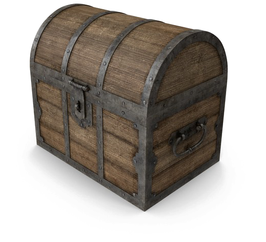 Treasure Chest Transparent Background - Transparent Background Treasure Chest Png (600x600), Png Download