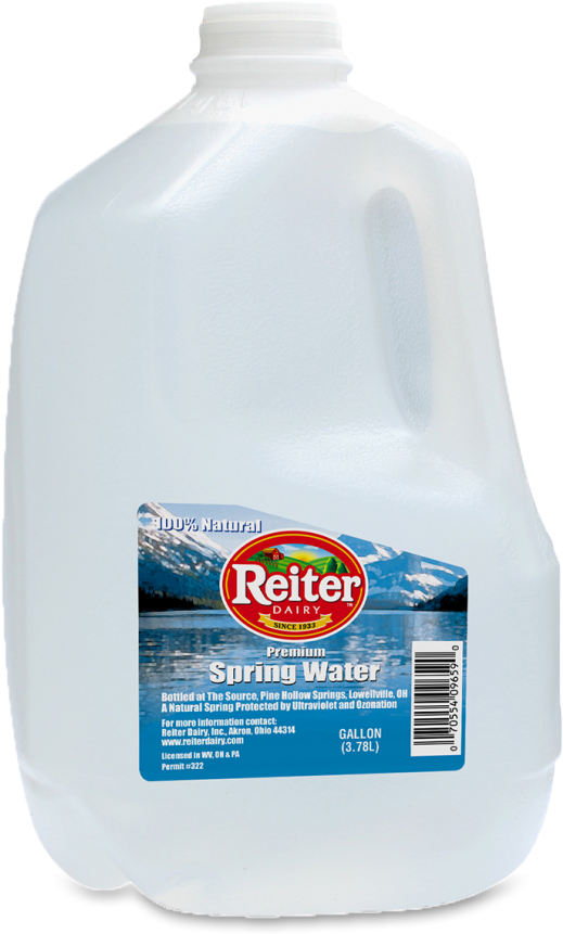 Reiter Premium Spring Water - Reiter Dairy (547x900), Png Download