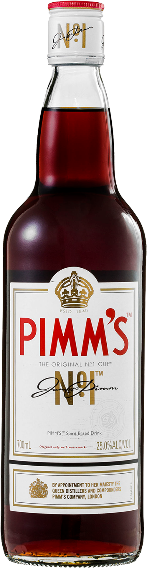 Pimm's No 1 Aperitif 700ml - Dewar's 18 Years Old (1600x2000), Png Download