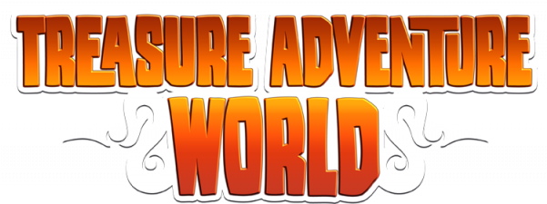 Main Logo - Treasure Adventure World Logo Png (600x234), Png Download