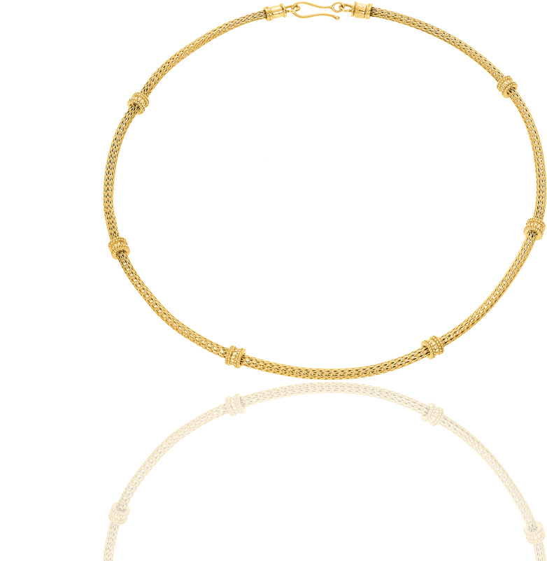 Snake Lace Necklace - Necklace (500x500), Png Download