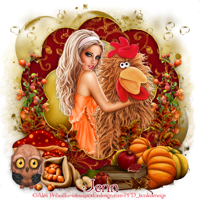 A Cute Thanksgiving/autumn Like Kit - Cartoon (700x700), Png Download