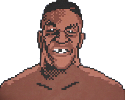 Mike Tyson - Mike Tyson Punch Out Png (400x320), Png Download