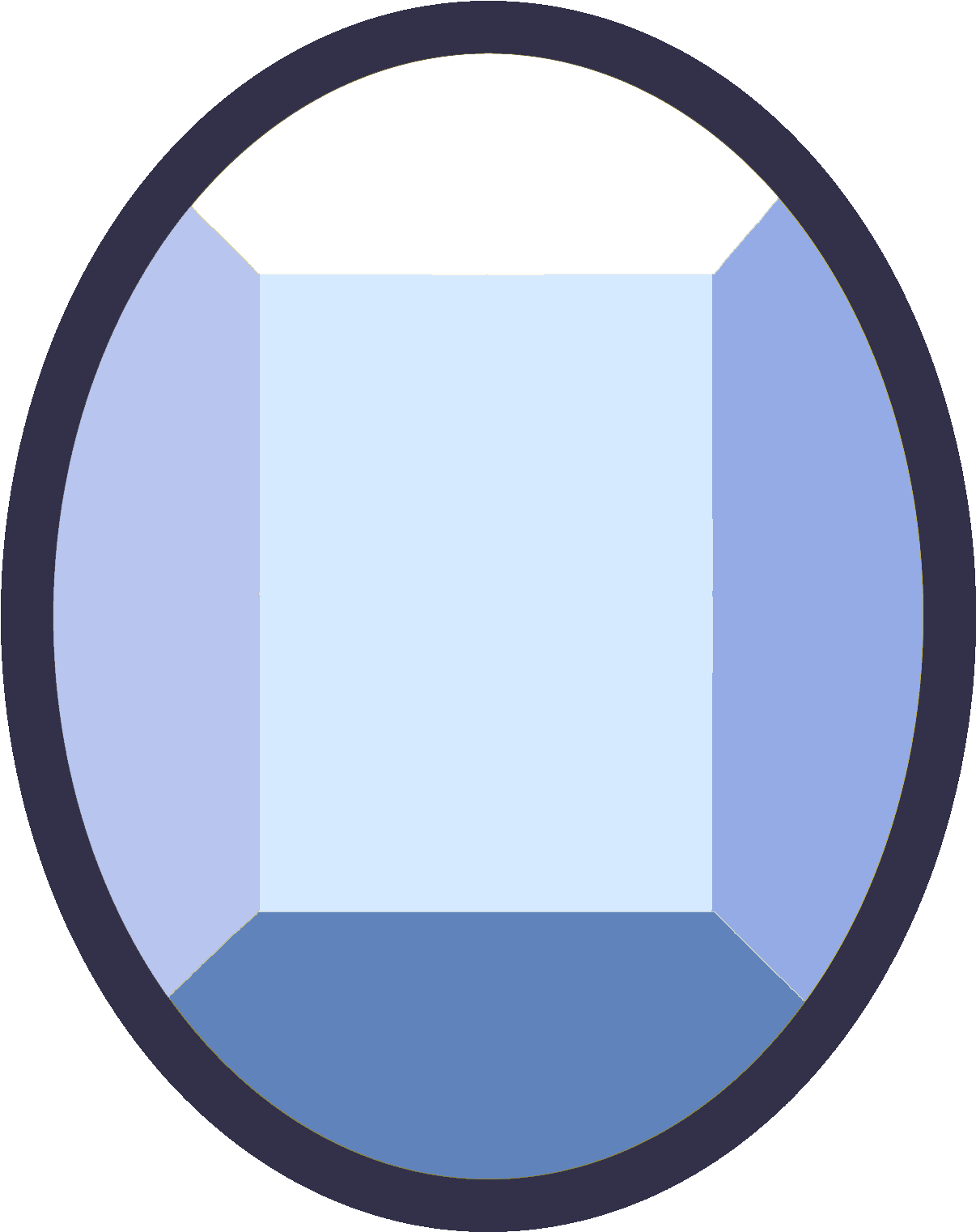 Blue Lace Orthoclase Gemstone - Circle (1280x1834), Png Download