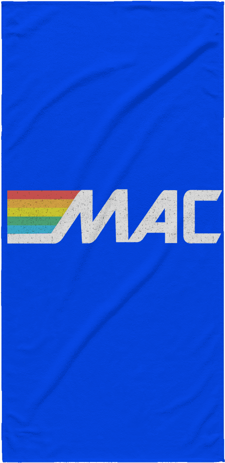 80s Mac Atm Beach Towel 11153457 V=1519168344 - Mac Card (1024x1024), Png Download