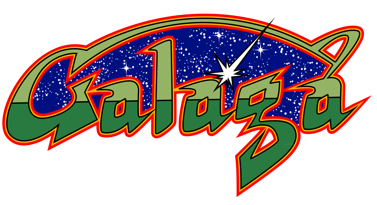 Thumbnail - Galaga Logo (1280x717), Png Download