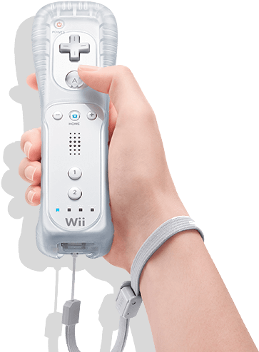 Wii-controller - Wii Remote Controller (383x520), Png Download