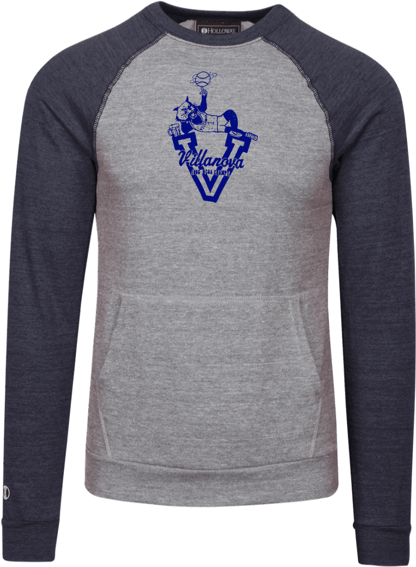 1985 Champs Nova Inspired Vintage Fleece Heathered - Long-sleeved T-shirt (1155x1155), Png Download