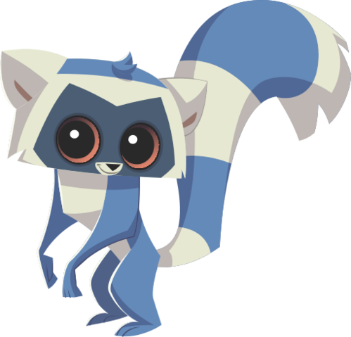 Lemur Blue - Lemurs In Animal Jam (499x479), Png Download