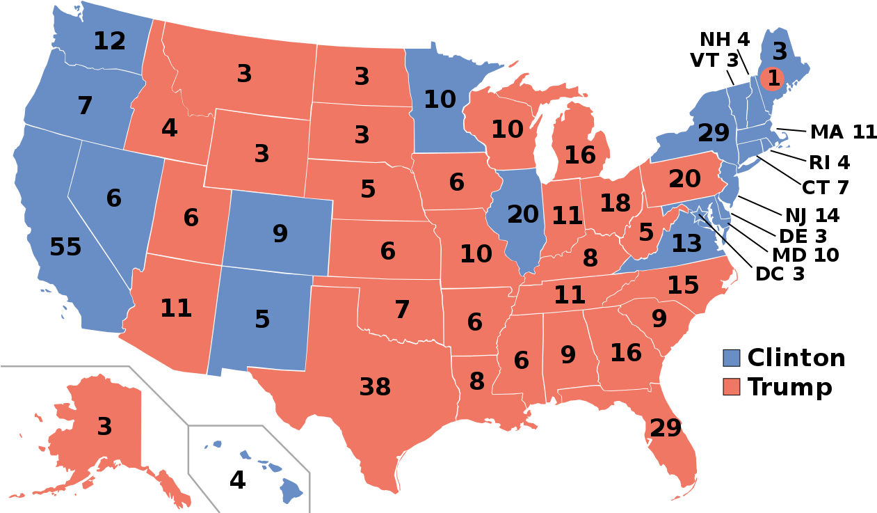 View Slideshow 1 Of - Florida Voted For Trump (1024x595), Png Download