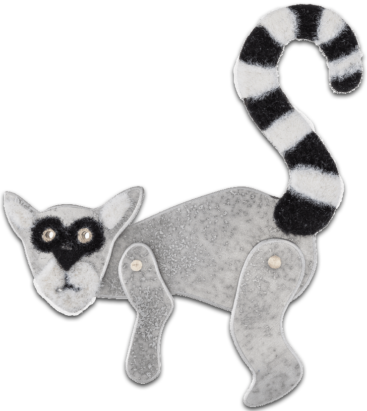 Brooch-lemur - Squitten (728x815), Png Download