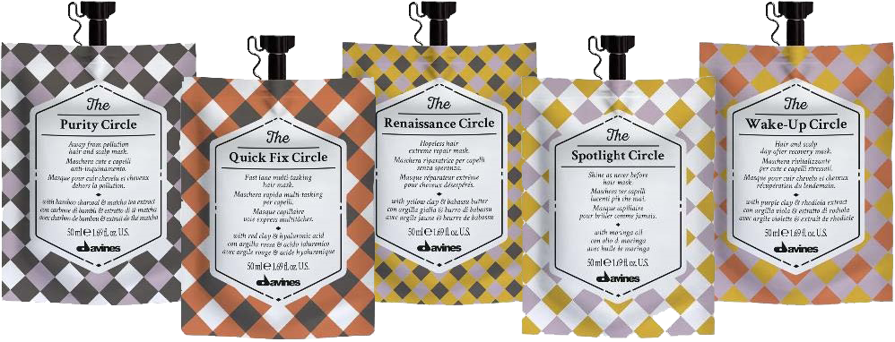 Logo Dark Logoo Light Logo - Davines The Spotlight Circle (1023x426), Png Download