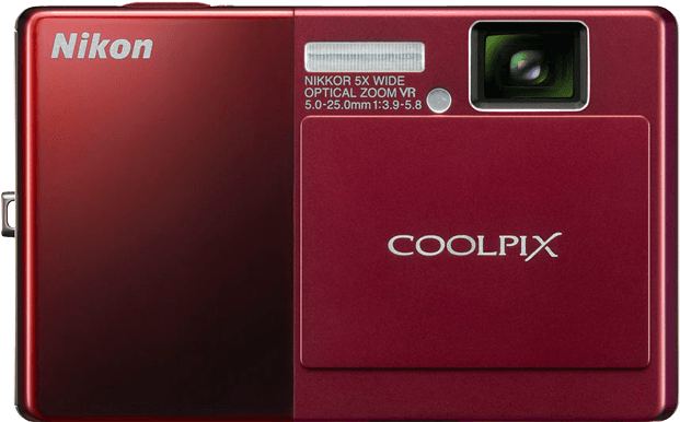 Coolpix S70 - Nikon Coolpix S70 - Digital Camera - Compact (700x595), Png Download