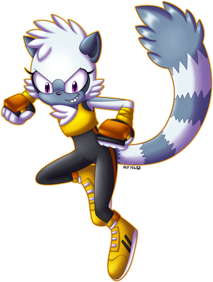 Tangle The Lemur - Art (775x1000), Png Download
