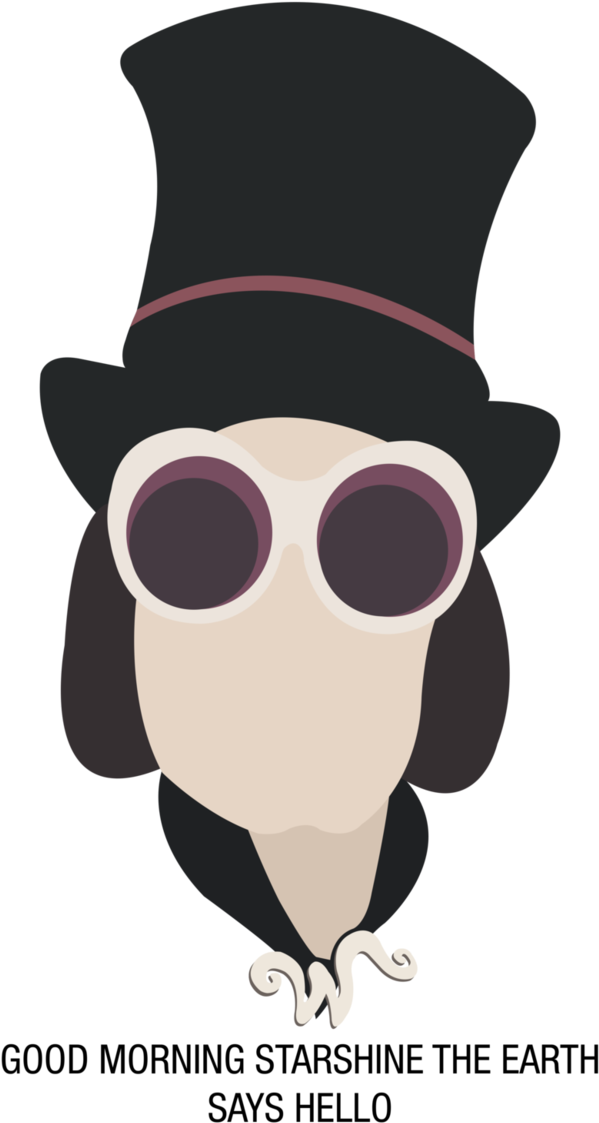 Willy Wonka - Willy Wonka Johnny Depp Silhouette (692x1153), Png Download