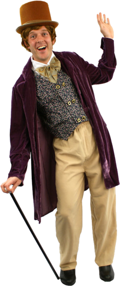 Adult Chocolate Man Costume - Roald Dahl Costume For Adults (366x580), Png Download