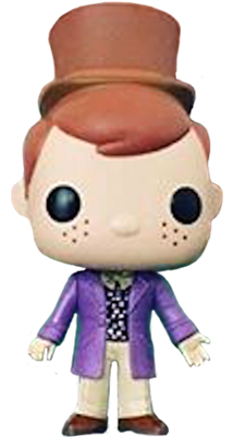 Freddy Funko Willy Wonka Icon - Funko (400x400), Png Download