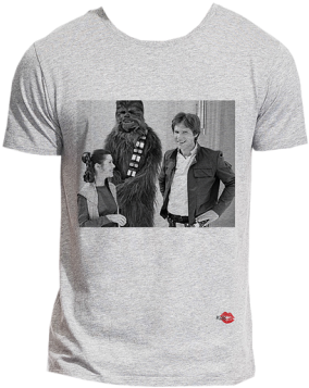 Sw 3 Kiss T-shirt - Empire Strikes Back (365x365), Png Download