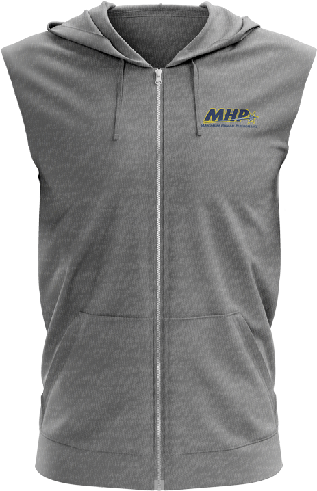 Mhp Sleeveless Zip-up Hoodie - Hoodie (300x450), Png Download