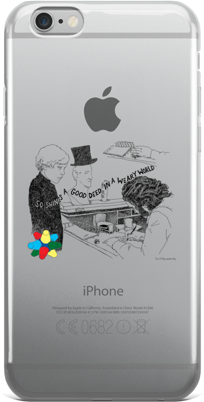 Willy Wonka Iphone Case - Iphone Case The Office (1000x1000), Png Download