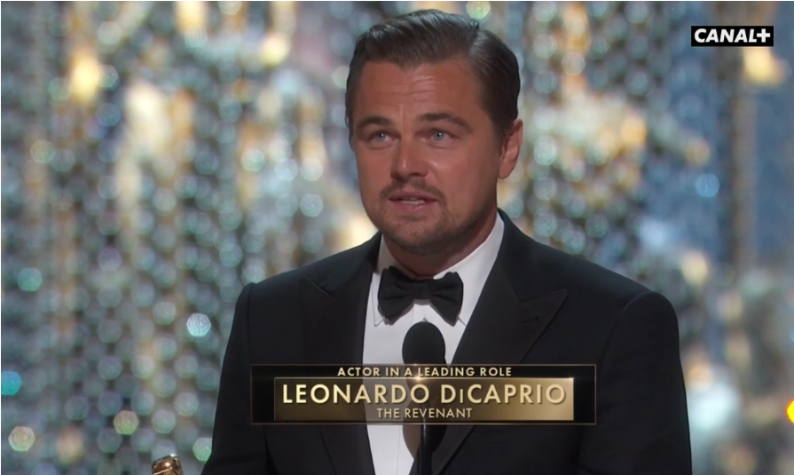 Leonardo Dicaprio Enfin Sacré, Devant Sa Mère Et Kate - Leonardo Dicaprio Quote Climate Change (1200x630), Png Download