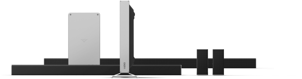 Sound Bars - Vizio Sound Bar Png (1286x313), Png Download