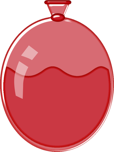Water Balloon Png Svg Royalty Free - Water Balloon Clipart (374x500), Png Download