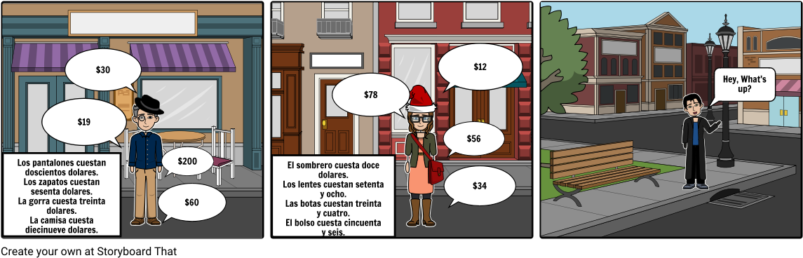Spanish Storyboard 2 Or - Cartoon (1164x385), Png Download