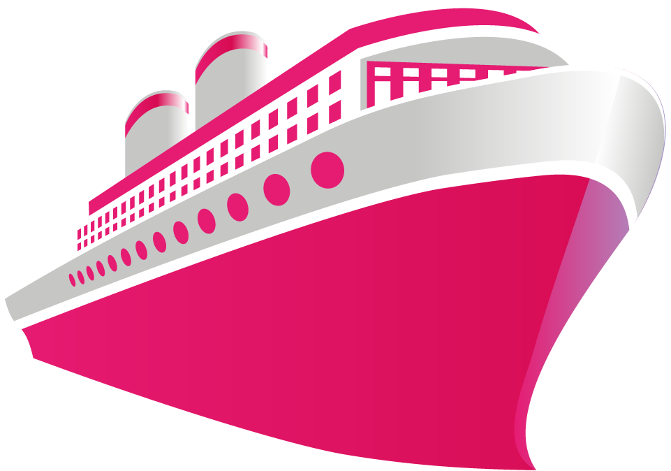 Cruise Clipart Party Boat - Clipart Cruise Ship Party (1371x694), Png Download