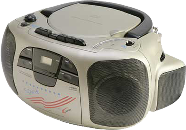 Spirit 1776 Am/fm Tape Recorder Player & Cd Boom Box - Califone 1776 Spirit Multimedia Player/recorder (400x302), Png Download