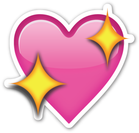 Cuesta Uno Dólares - Heart Emoji Sticker Png (480x455), Png Download