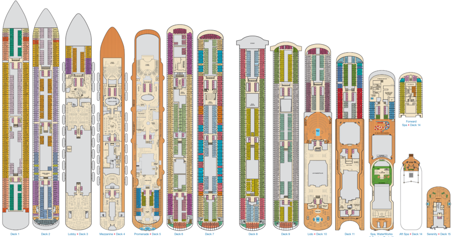 Carnival Vista Deck Plans Clipart Carnival Cruise Line - Carnival Cruise Ship Horizon Deck Plans (900x472), Png Download