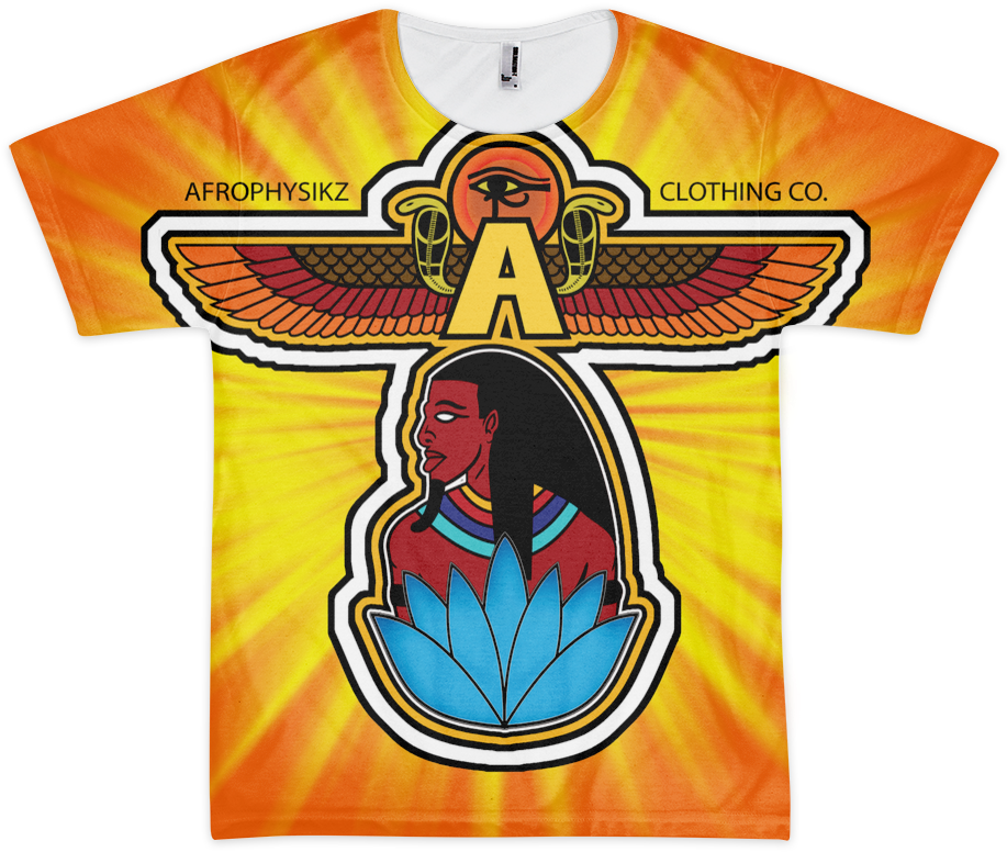 Image Of Afrophysikz Atum Allover Tee - Active Shirt (1000x1000), Png Download