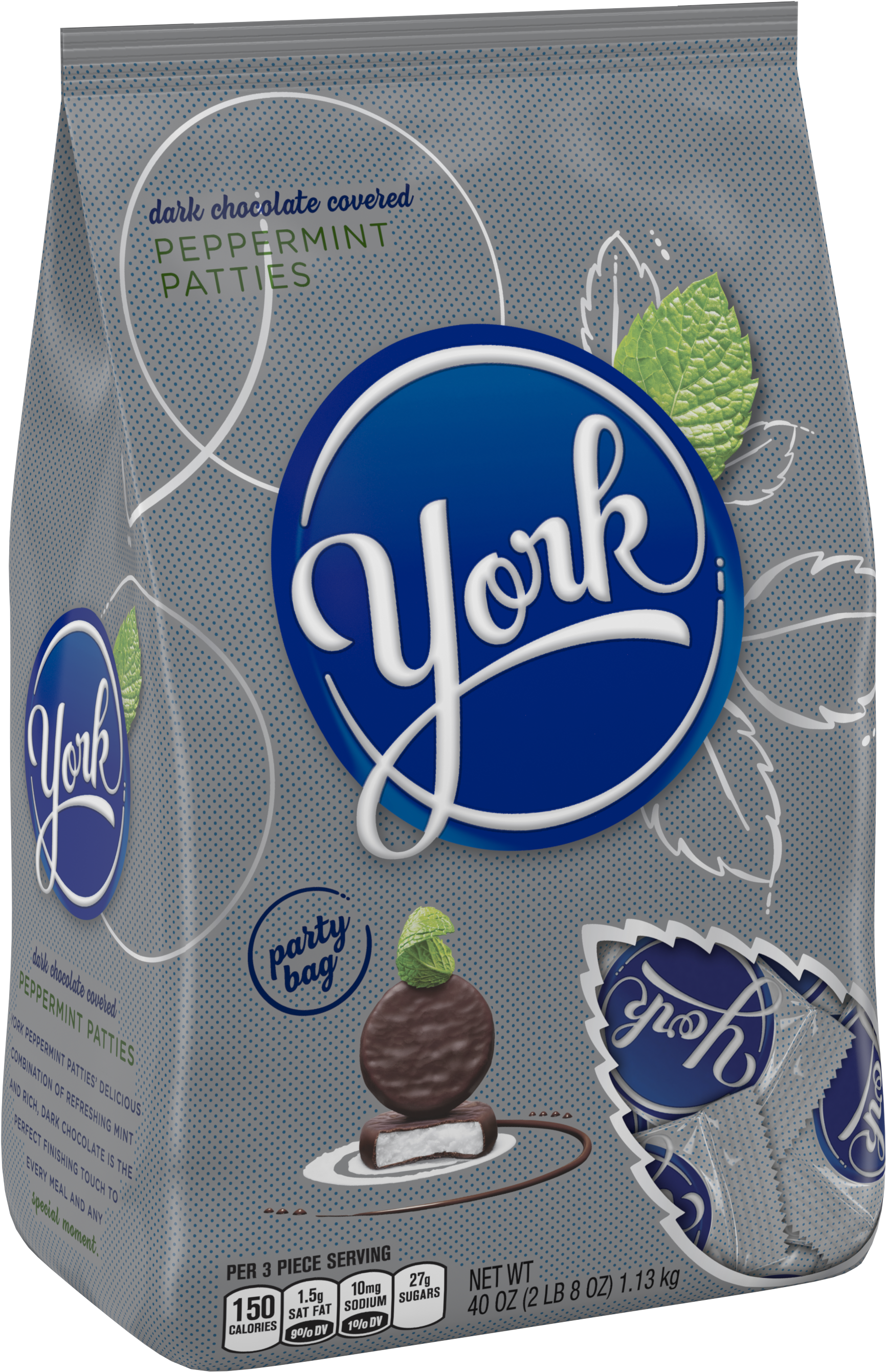 York Chocolate Peppermint Pattie (3000x3000), Png Download