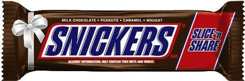 Snickers Giant 1 Pound Bar For Fresh Candy And Great - Snicker Bar (500x500), Png Download