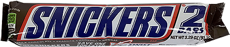 Snickers Candy Bar 2 Bars - Snickers White Ice Cream Bar (500x500), Png Download