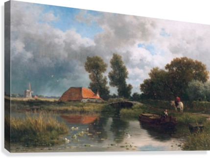 Tying Up The Boat Near The Farm Canvas Print - Maggot's Farm Lord Of The Rings (429x324), Png Download